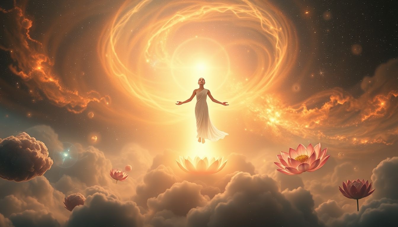 Rêver de réalisation spirituelle symbolise l’éveil intérieur profond.