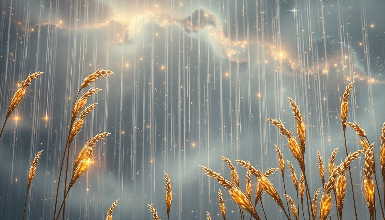 Rêver de millet sous la pluie symbolise renouveau et force intérieure.