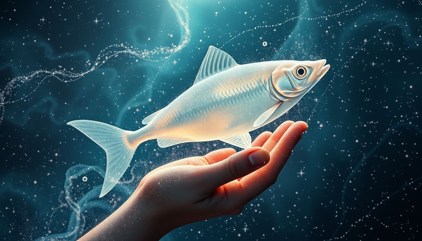 Rêver nettoyer un poisson symbolise purification et renouveau intérieur.