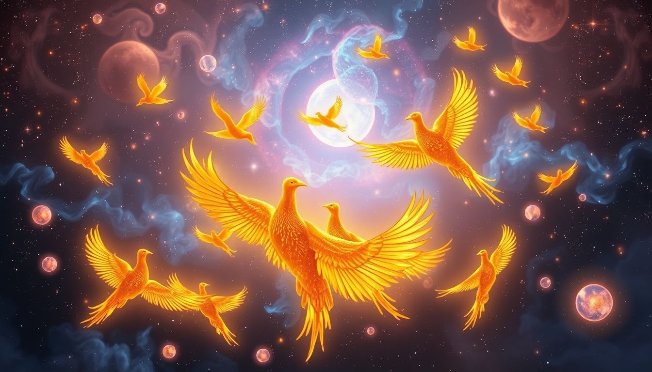 Rêver de faisans dorés symbolise richesse et harmonie partagée.