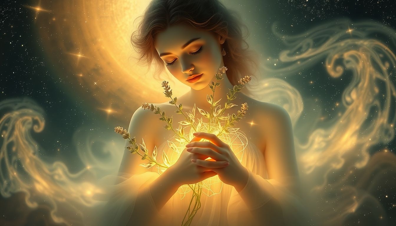 Rêver d'hysope symbolise un soutien spirituel et une purification intérieure.