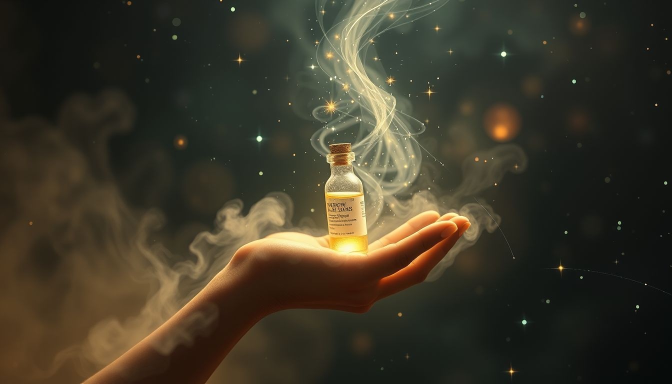 Rêver d’une fiole reçue symbolise un précieux conseil ou cadeau.