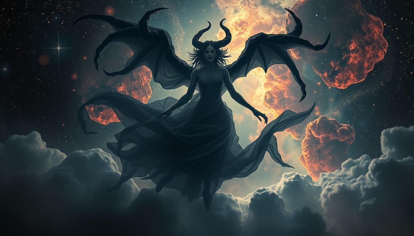 Rêver de Satan symbolise souvent un conflit intérieur ou une tentation.