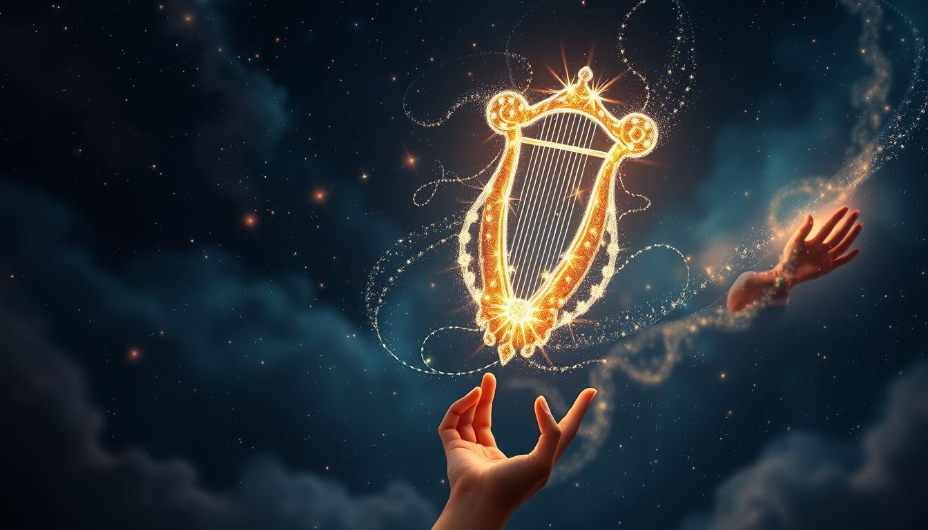 Rêver d'une lyre révèle des talents créatifs insoupçonnés.