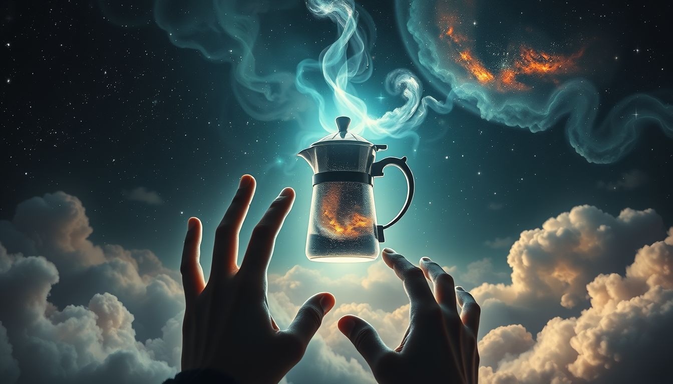 Rêver de voler une cafetière symbolise un désir de transgression.