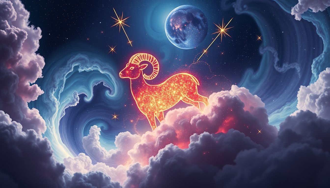 Rêver du Bélier symbolise souvent un nouvel élan vital audacieux.