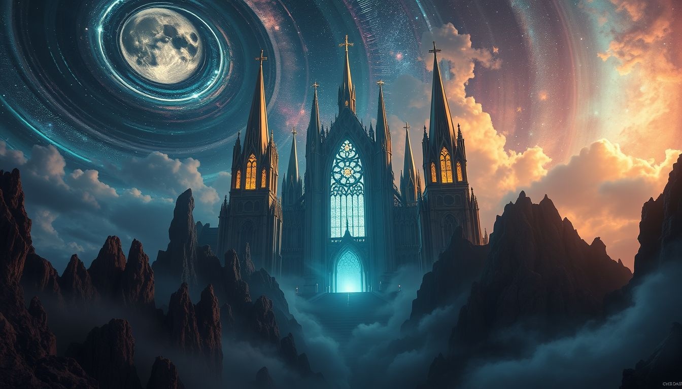 Rêver d'une cathédrale isolée révèle une quête spirituelle unique.