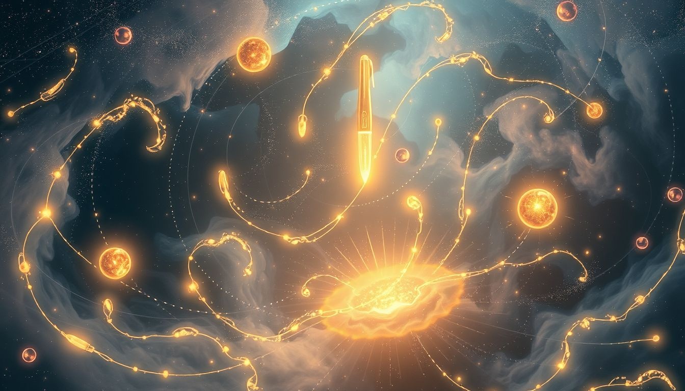 Le stylo symbolise pouvoir, engagement et clarté dans l'expression.