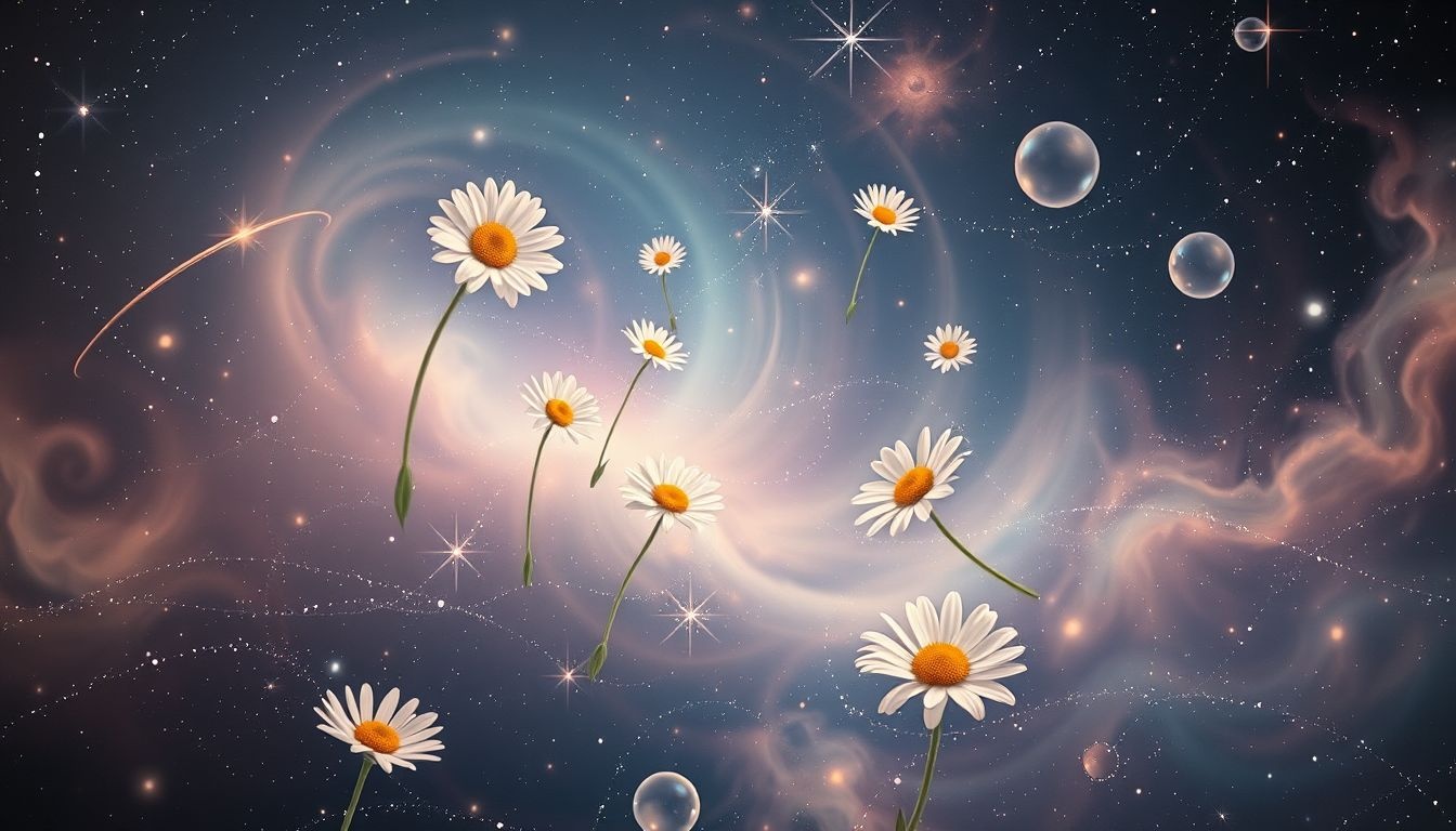 Les marguerites symbolisent souvent l'innocence et la pureté en rêve.